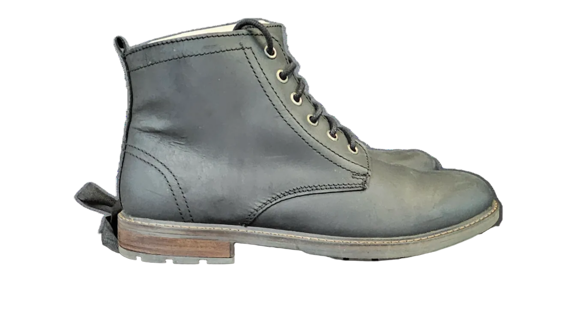 Diesel Black Leather Boots