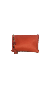 Orange Leather Bag
