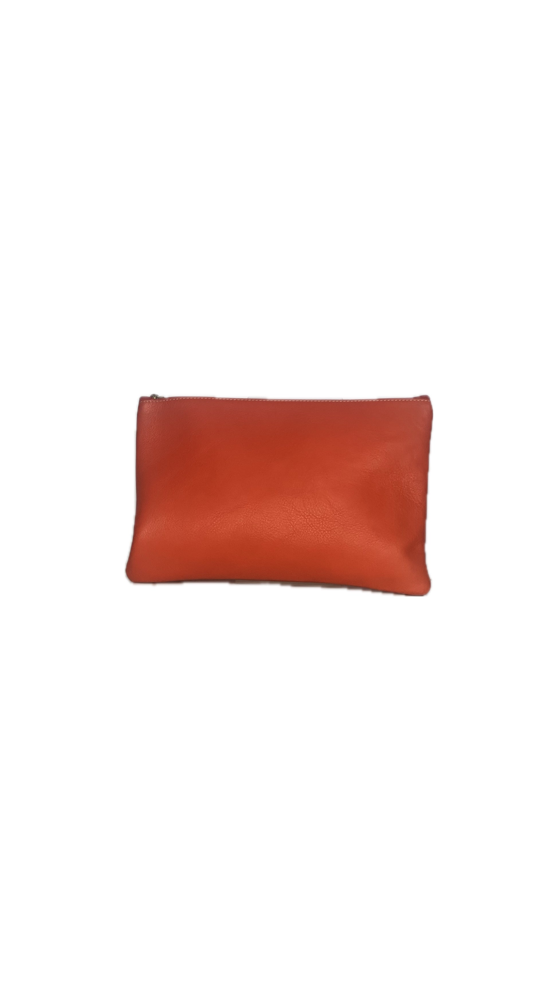 Orange Leather Bag