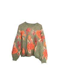 Green Flowered Jersey