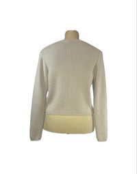 Massimo Dutti Beige Button-Up Jersey