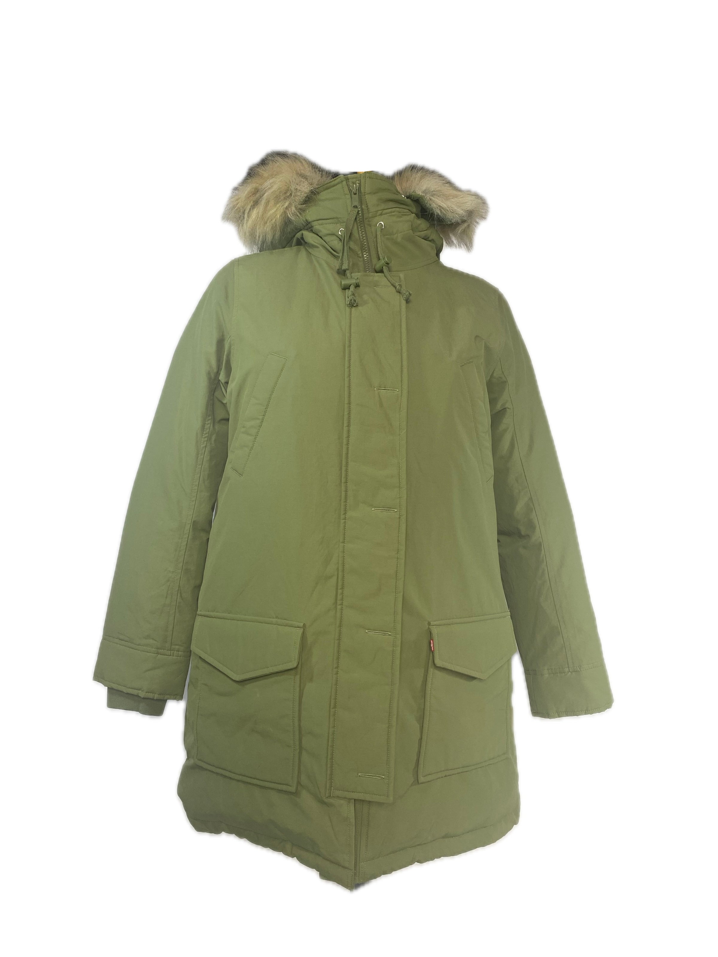 Levi Green Jacket with Hood