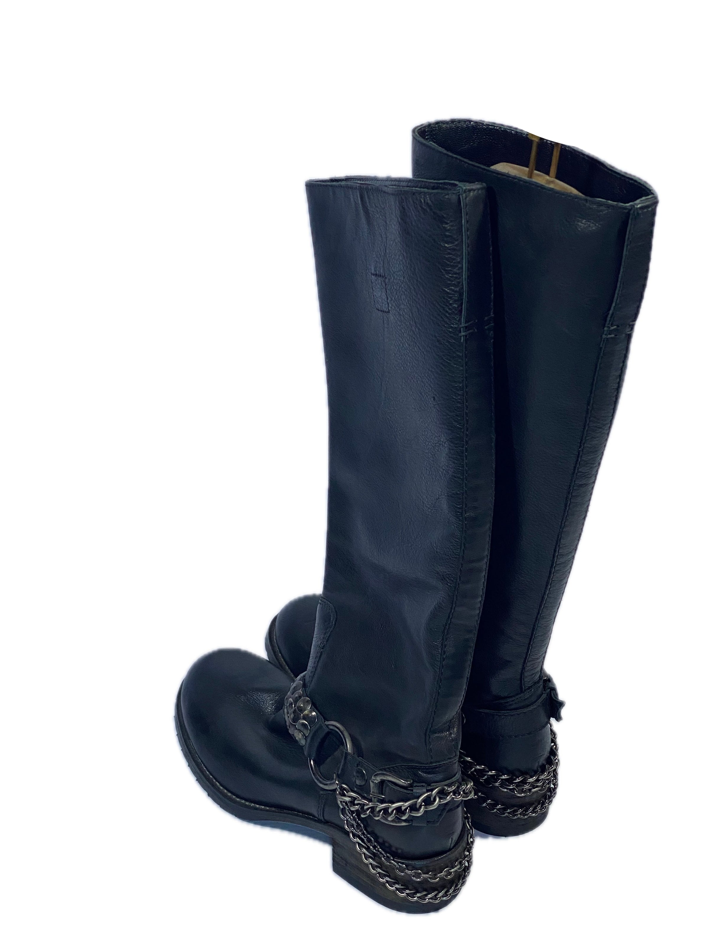 Vero Cuoio Long Black Boots