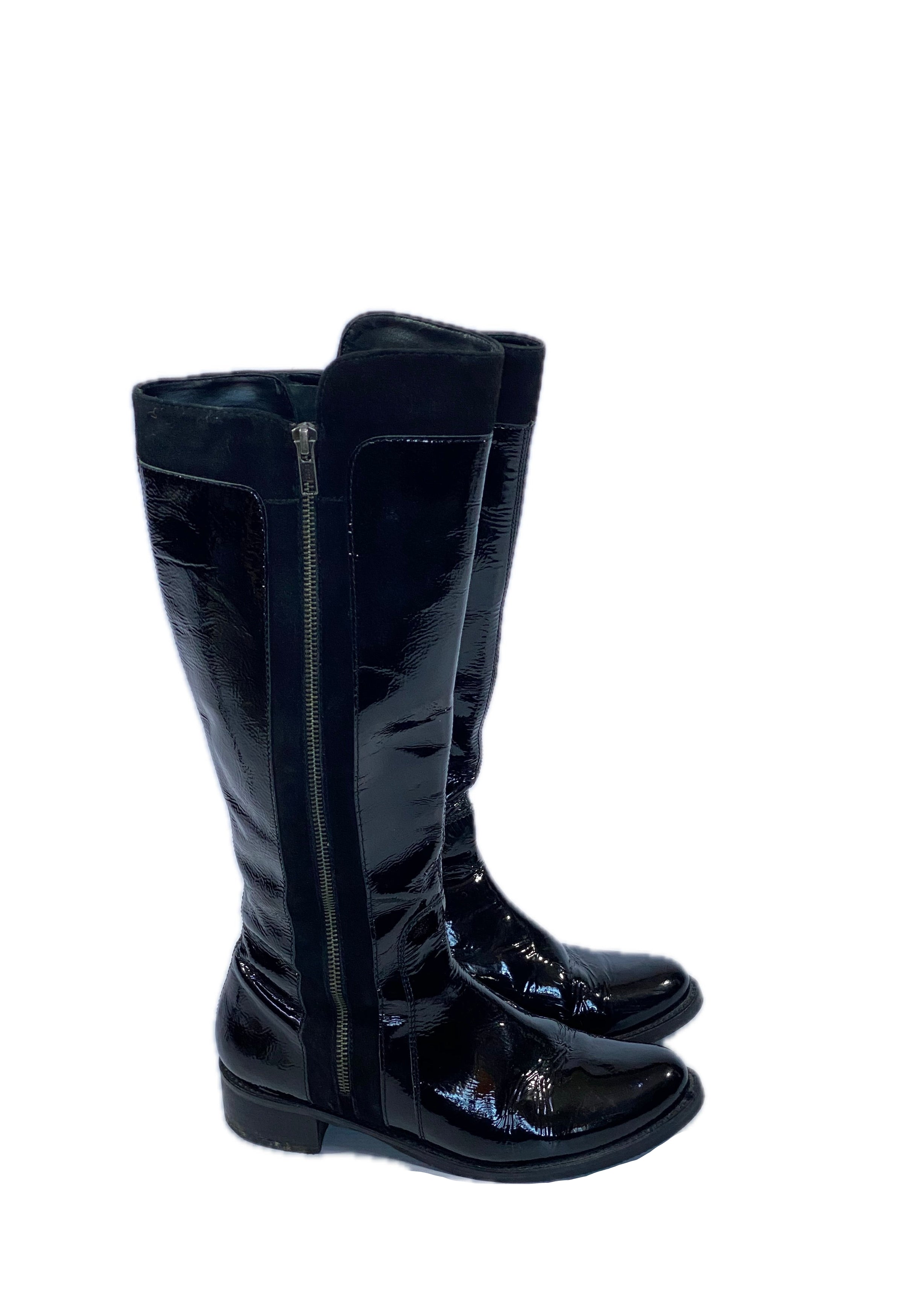 Dune Long Black Boots