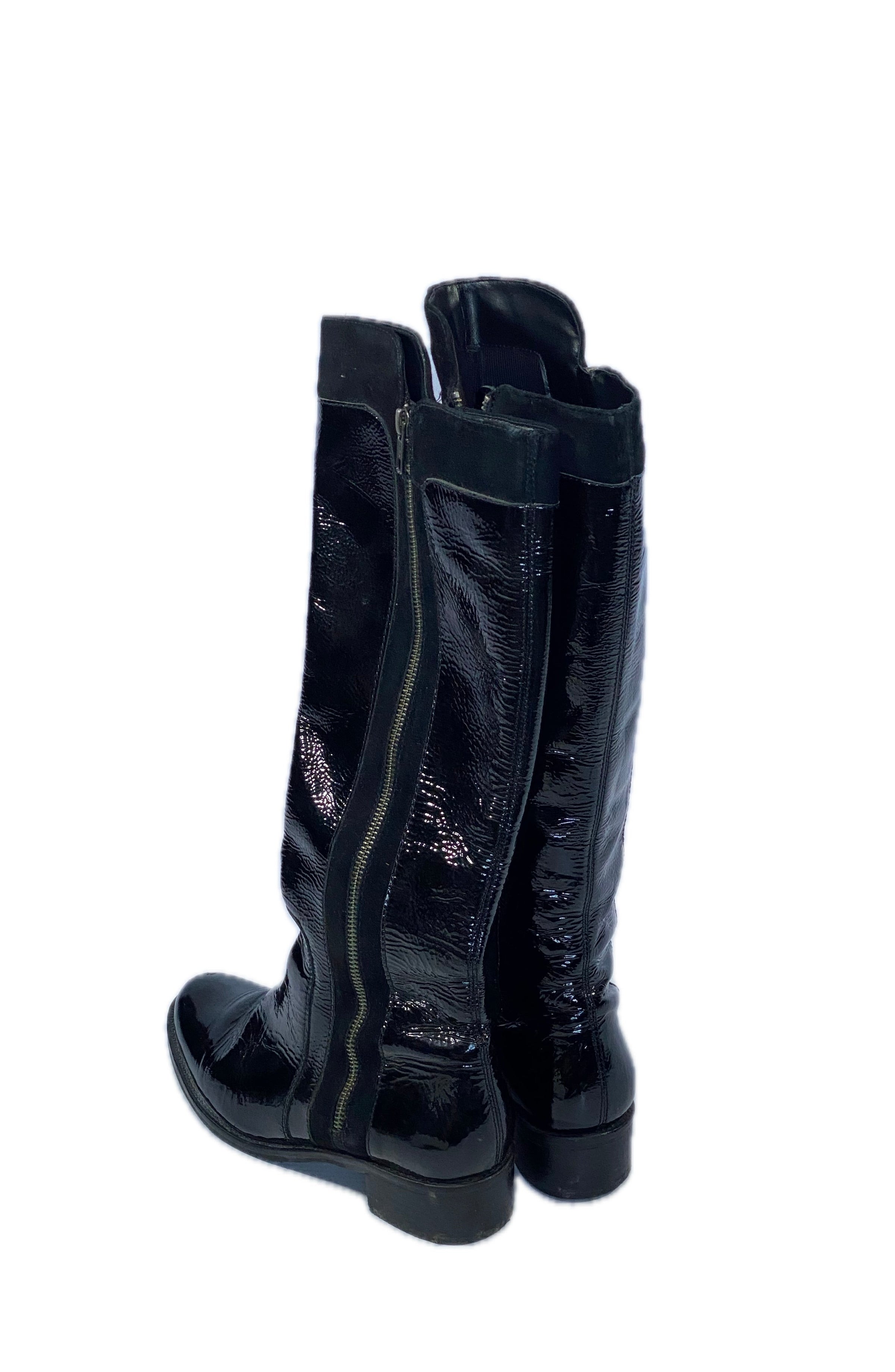 Dune Long Black Boots