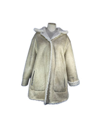 Beige and white jacket
