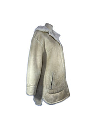 Beige and white jacket