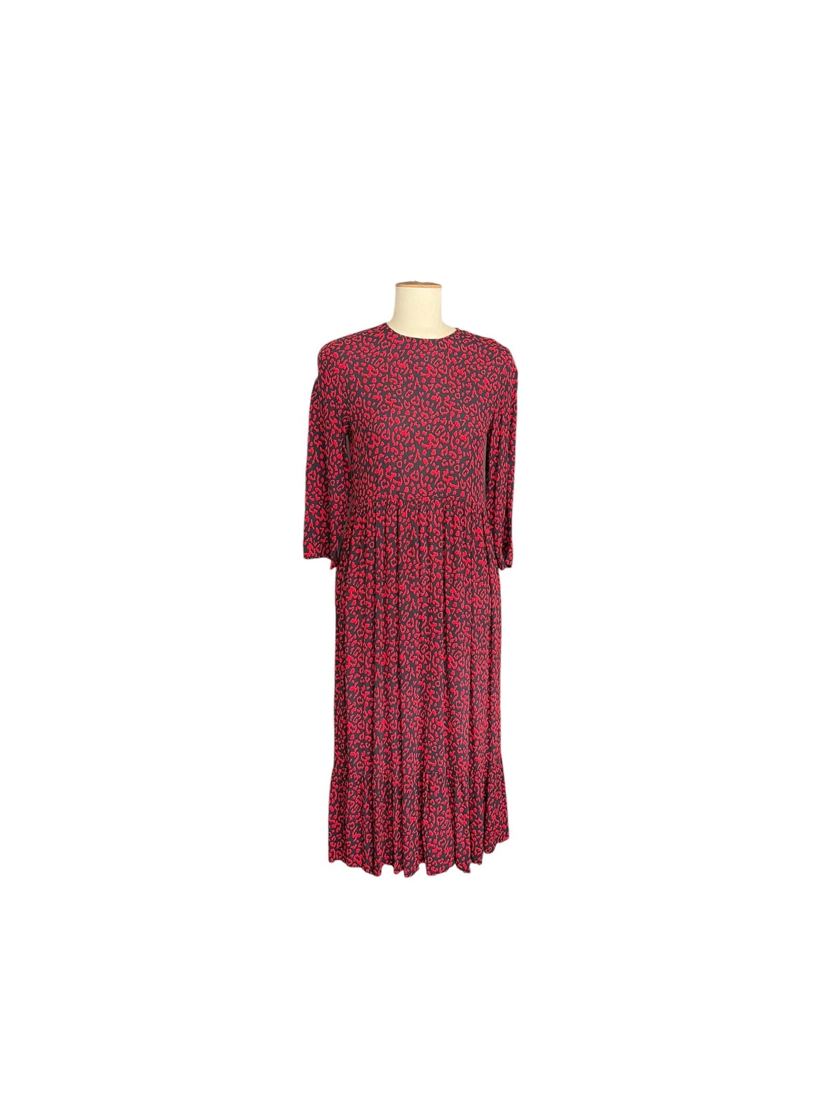 Zara Red & Black Dress