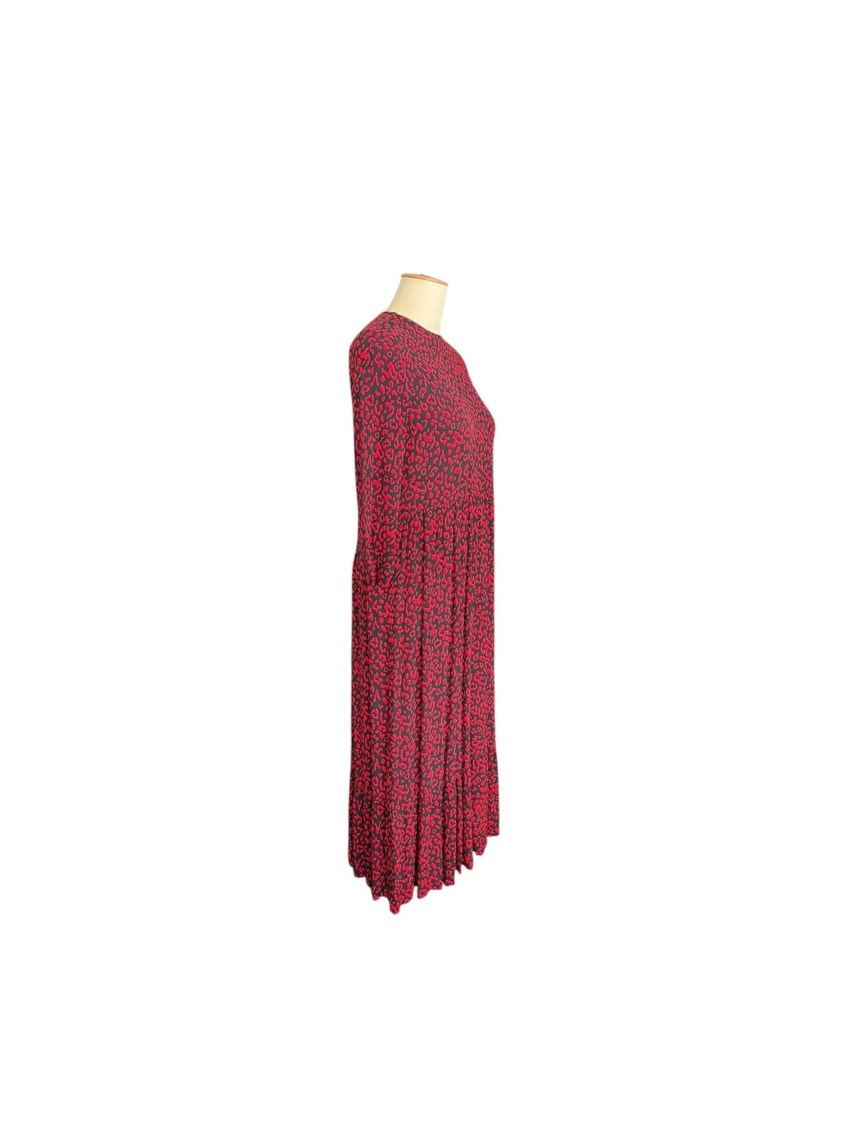 Zara Red & Black Dress