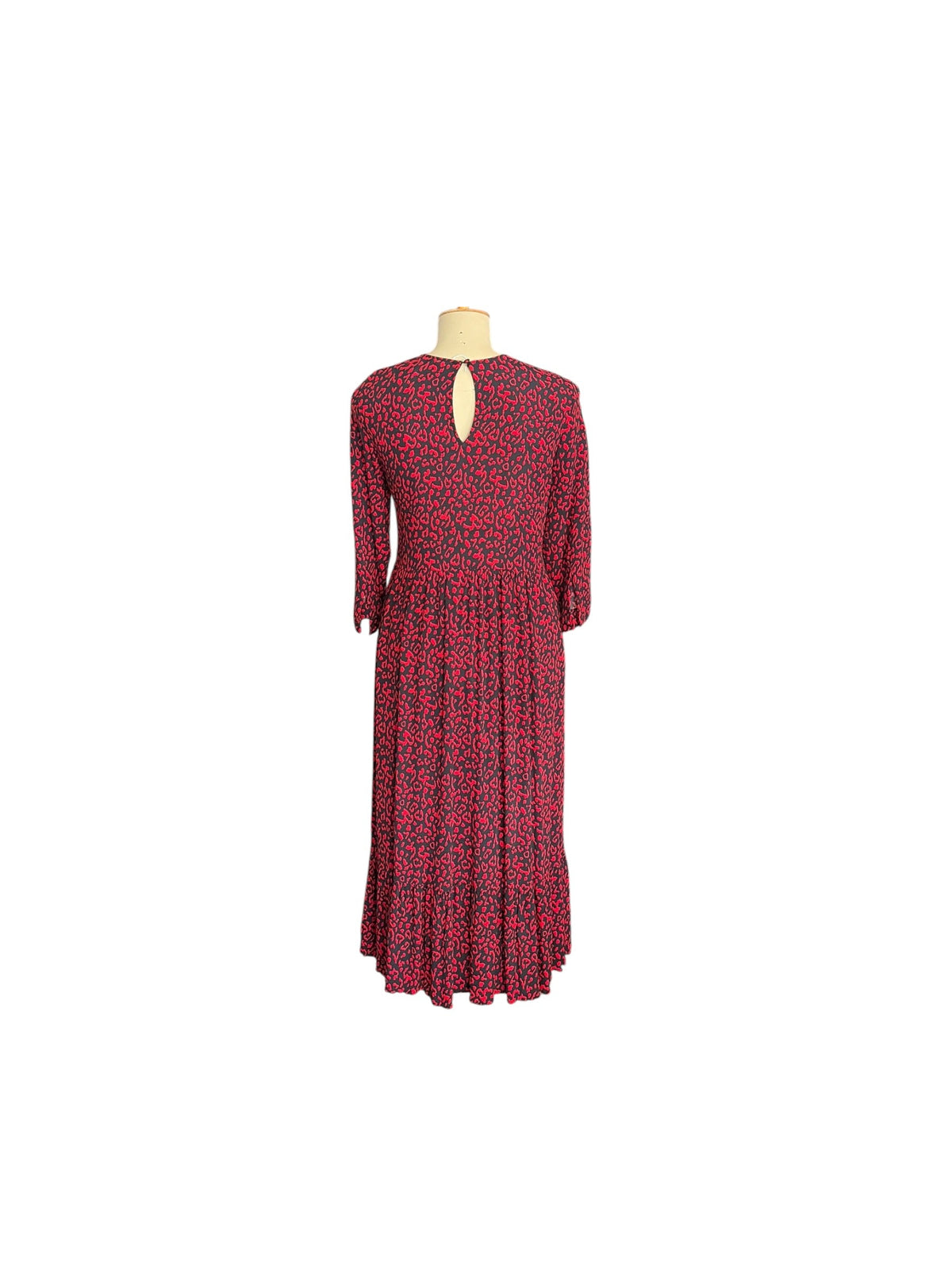 Zara Red & Black Dress