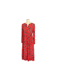 Zara Red Floral Dress