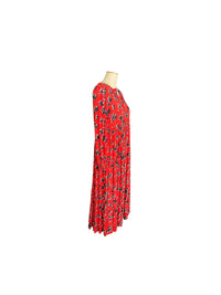 Zara Red Floral Dress