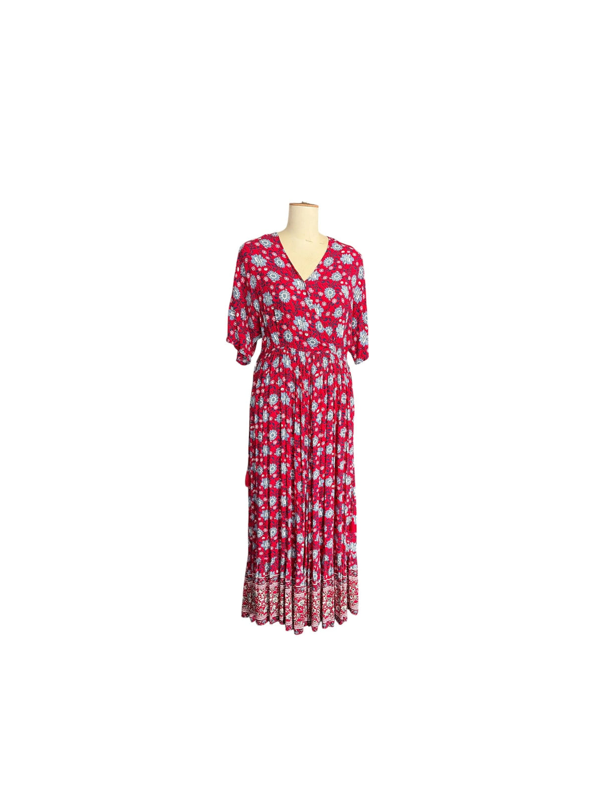 Mango Red Floral Dress