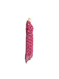 Mango Red Floral Dress