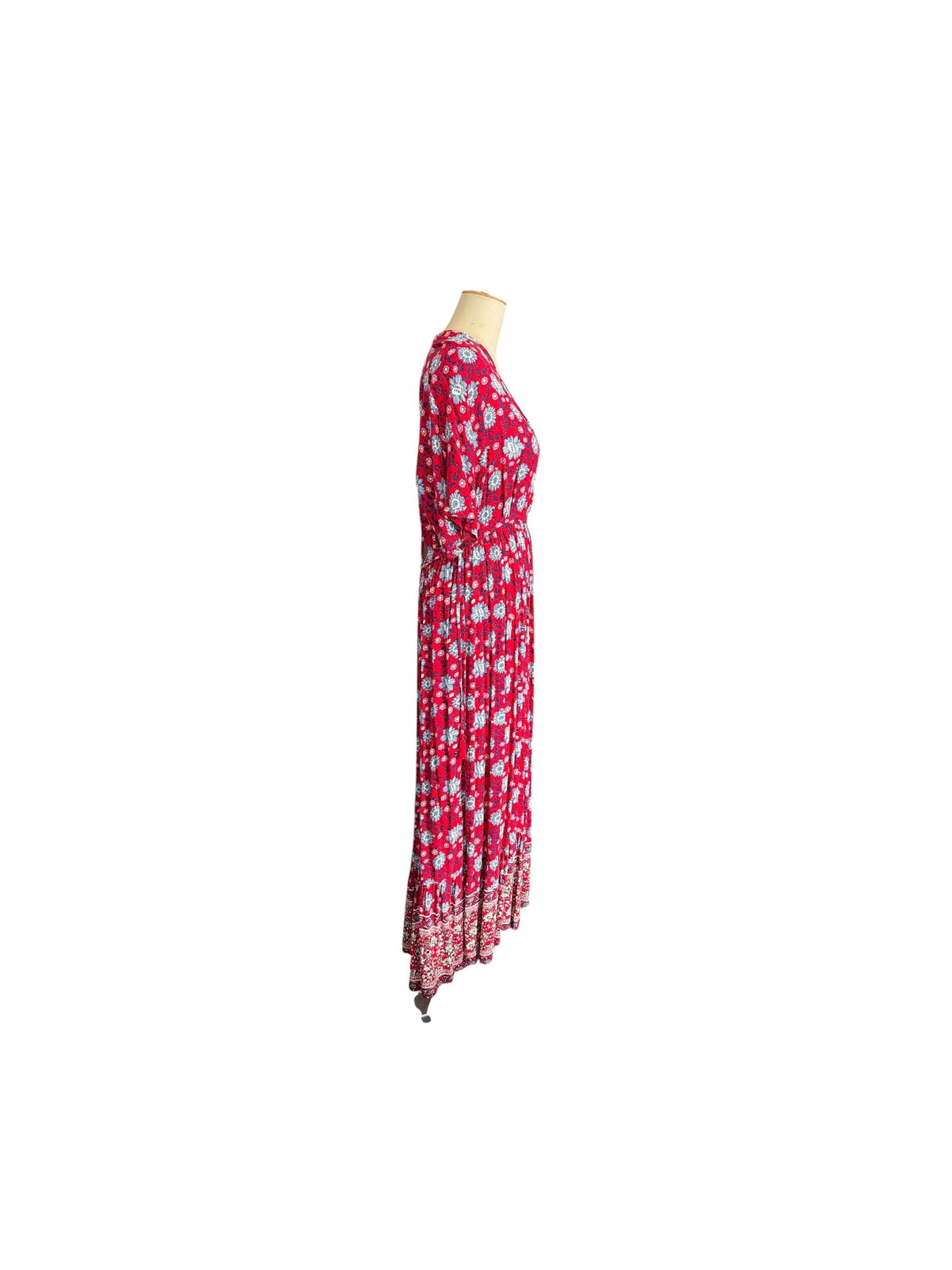 Mango Red Floral Dress