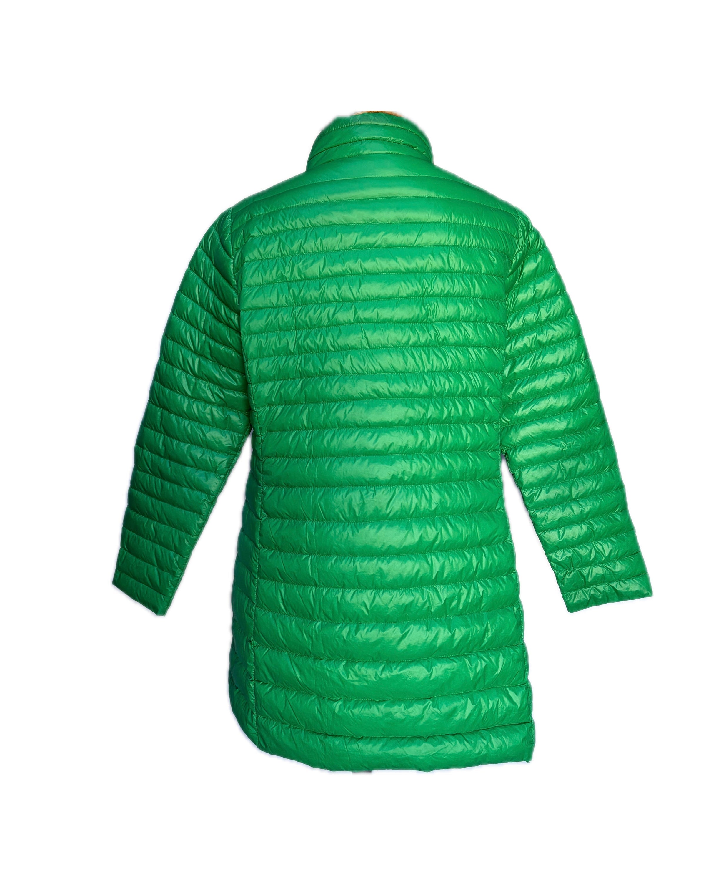 Real Down Green Puffer Jacket
