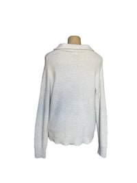 Witchery White Half Zip Jersey