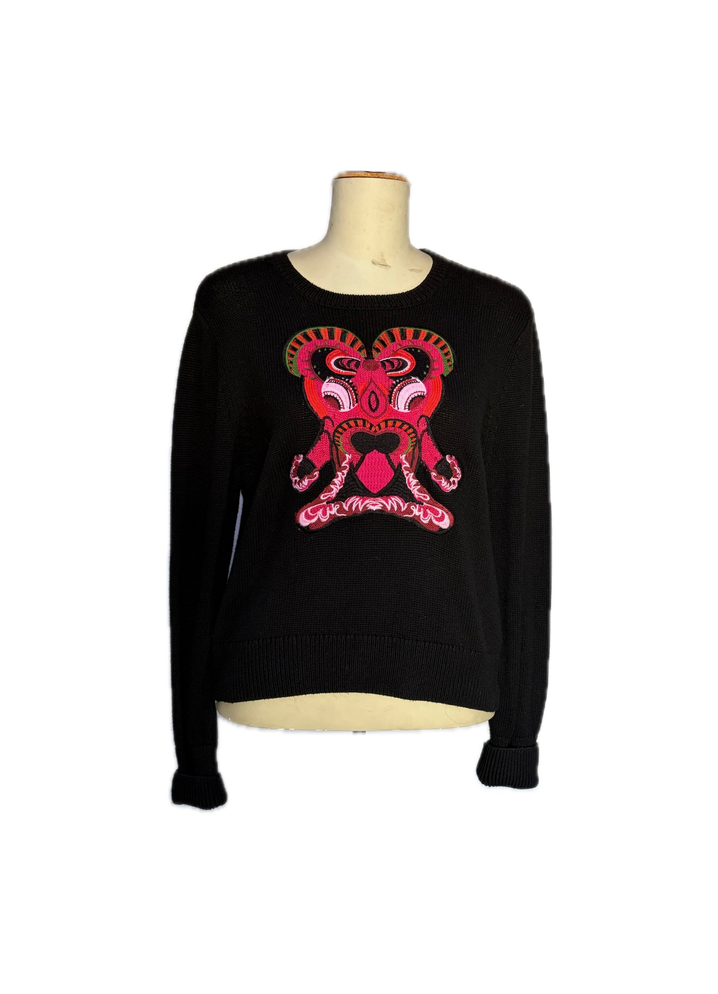 Black Jersey With Pink Logo