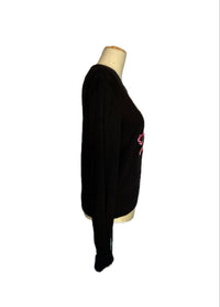 Black Jersey With Pink Logo