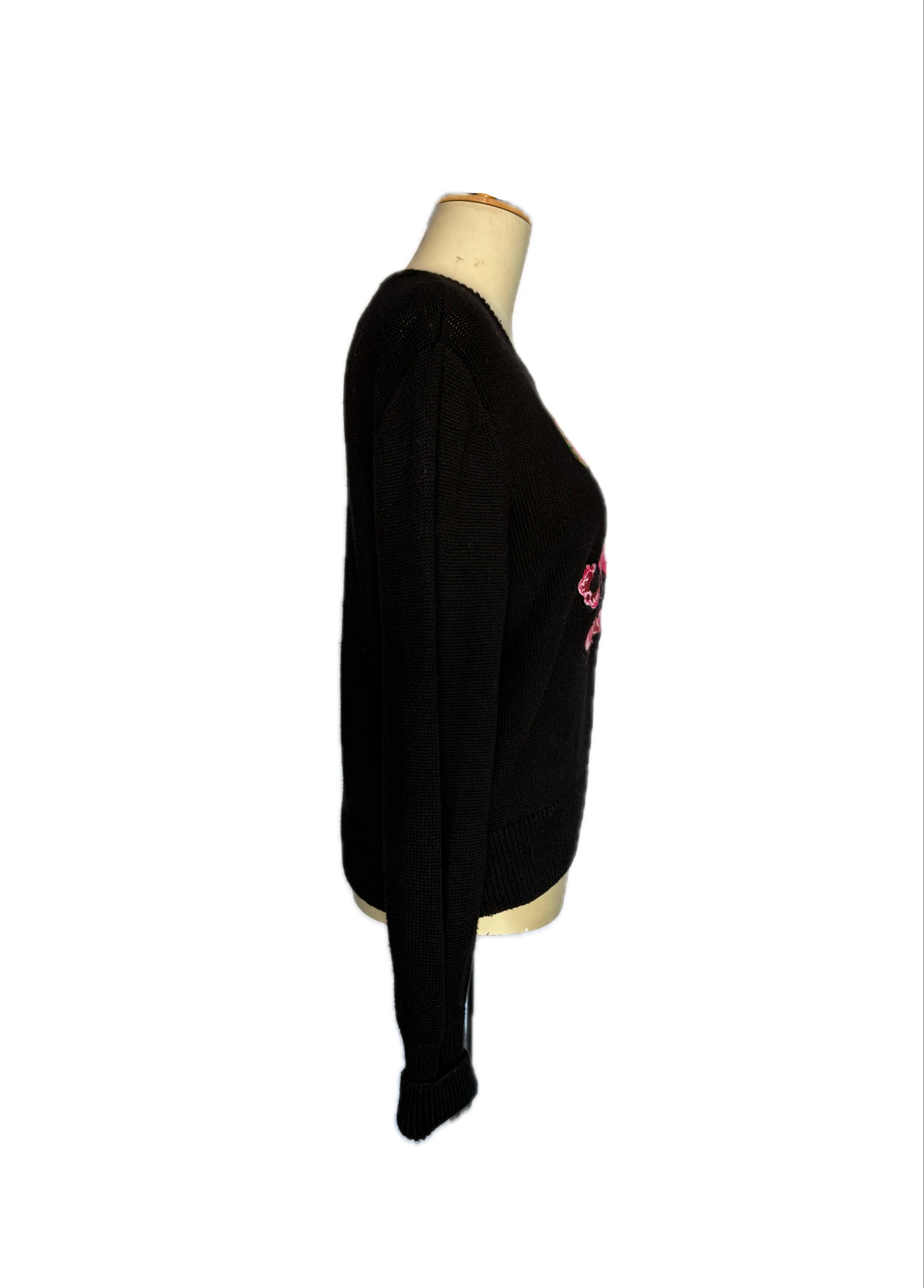 Black Jersey With Pink Logo