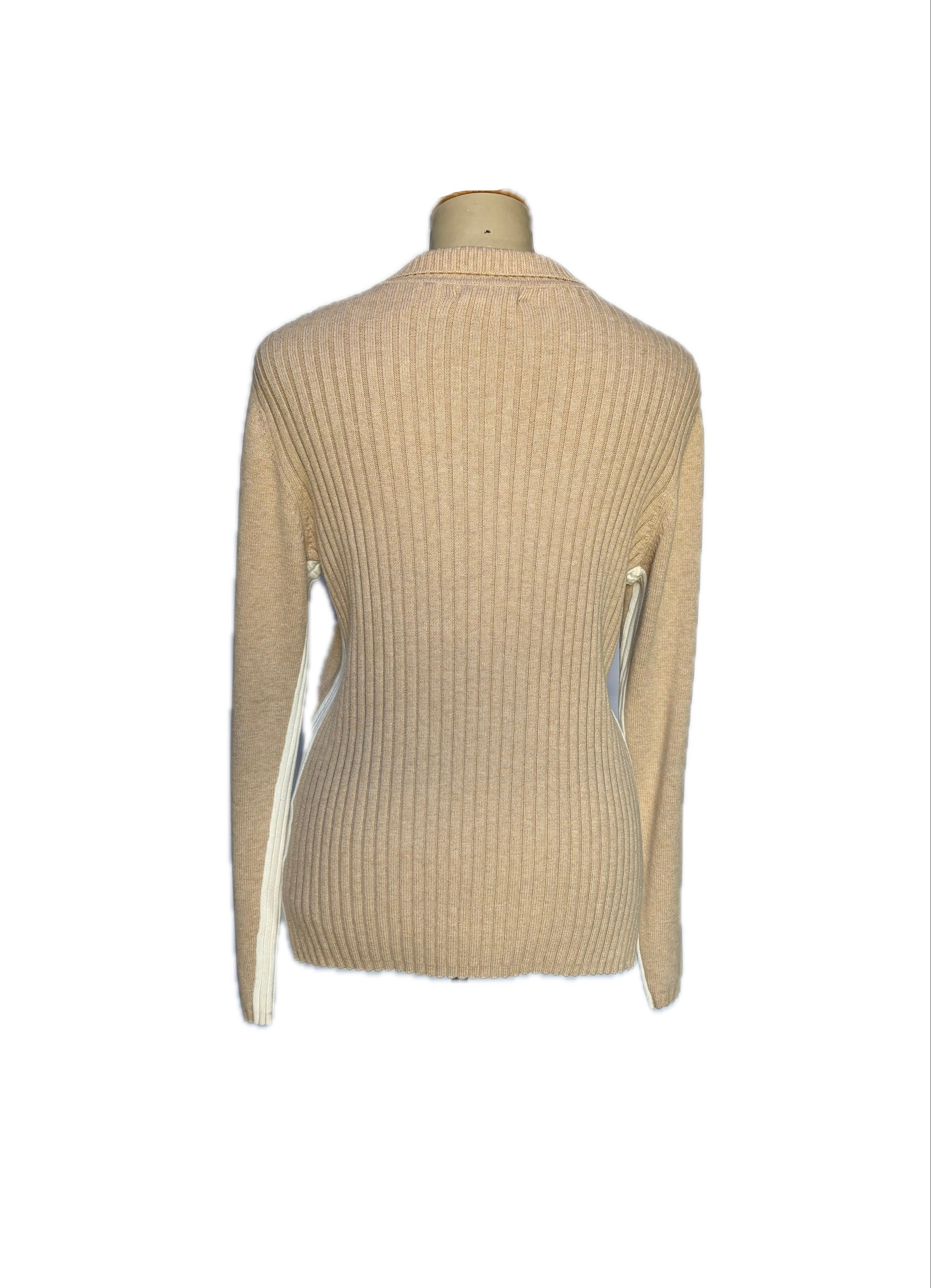 Tommy Hilfiger Cream Collared Jersey